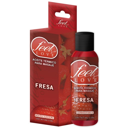 Aceite Térmico Feel Love Fresa 60ml