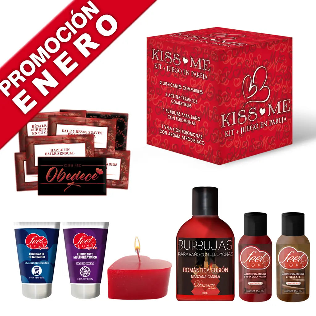 Kit KISS ME - Kit + Juego en pareja